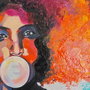 Wallity Pintura al óleo decorativa OP61326 - 5070 Multicolor